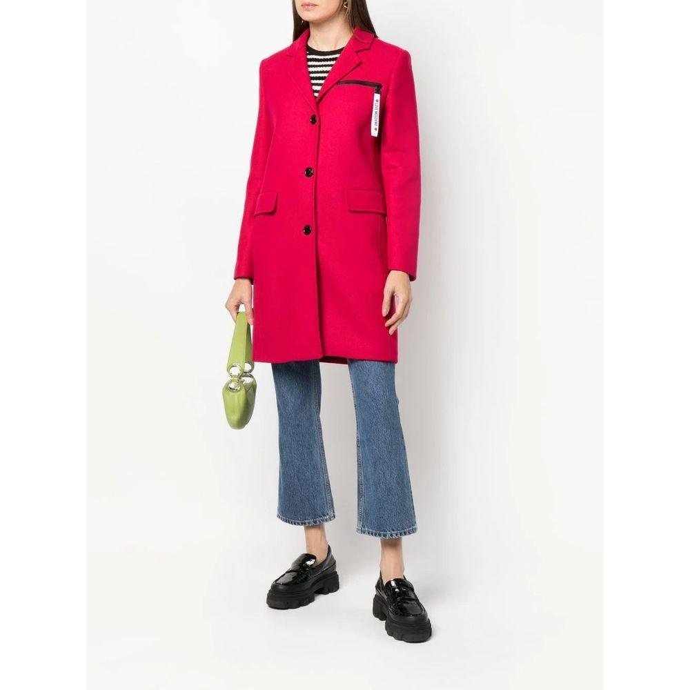 Love Moschino Red Wool Coat