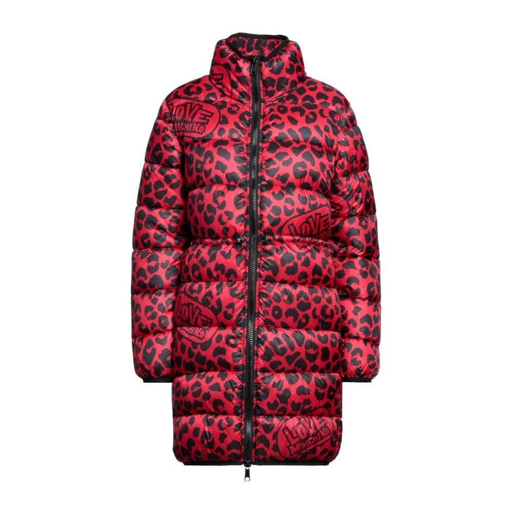 Love Moschino Red Polyester Jackets & Coat