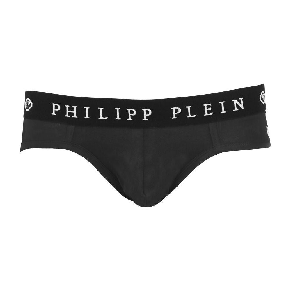 Philipp Plein Black Cotton Underwear