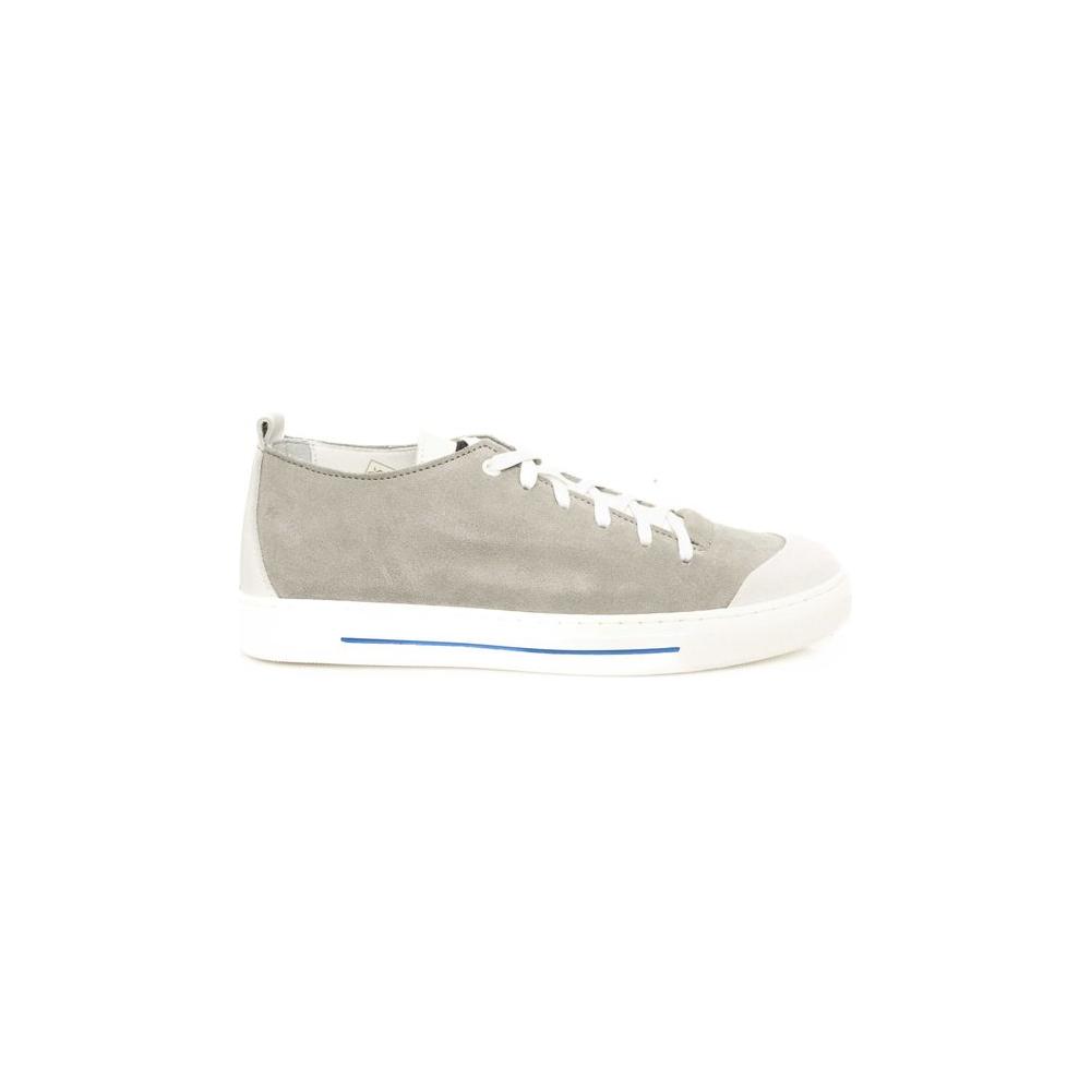 Cerruti 1881 Gray Cowhide Sneaker
