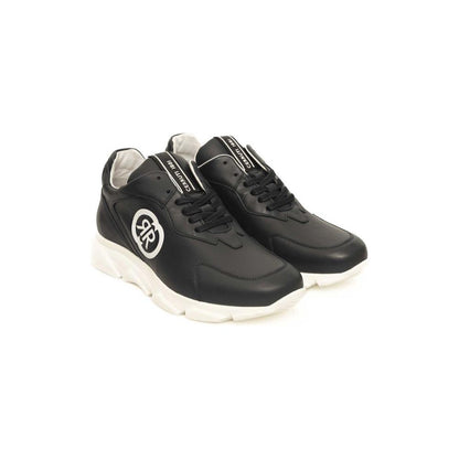 Cerruti 1881 Blue Cowhide Men Sneaker