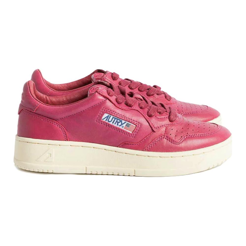 Autry Fuchsia Goatskin Women Sneaker