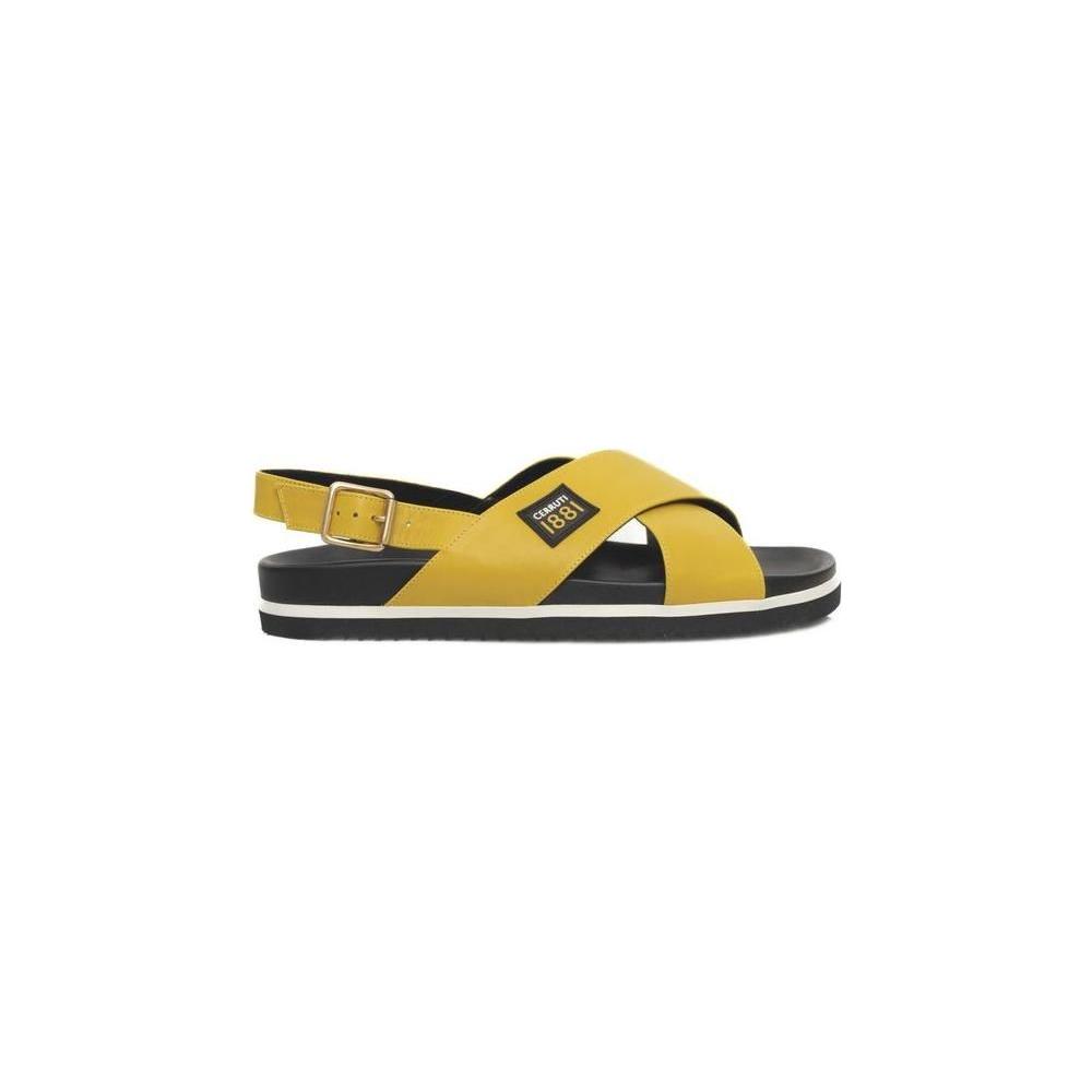 Cerruti 1881 Yellow Calfskin Sandal