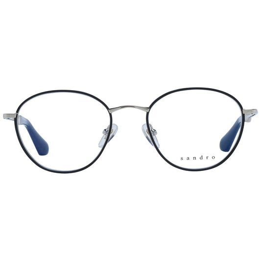 Sandro Black Women Glasses Frame, full-rim stainless steel with demo lenses, stylish and modern design. Includes branded case.