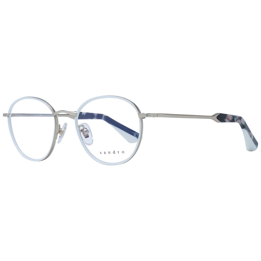 Sandro White Stainless Steel Glasses (Frames)