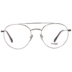 Maje Gold Women Glasses Frame in gold metal with full-rim aviator style, demo plastic lenses, includes branded case.