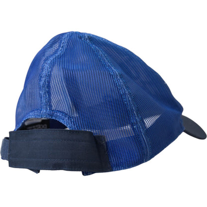 Dolce & Gabbana Blue White Black Italia Mesh Baseball Hat