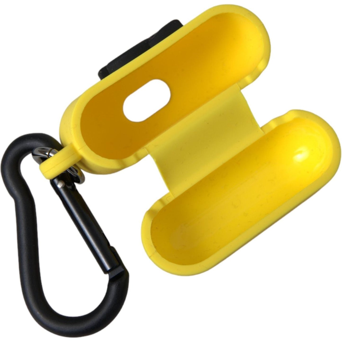 Dolce & Gabbana Yellow Silicone Logo Embossed Airpods Case