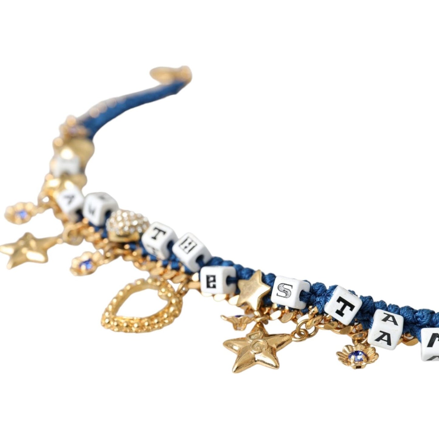 Dolce & Gabbana Gold Tone Brass Chain Iam The Star Bracelet Bracelet