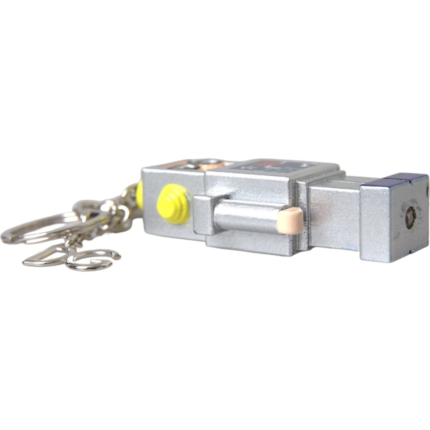 Dolce & Gabbana Multicolor Astronaut Space Metal Logo Keyring Keychain