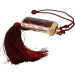 Dolce & Gabbana Brown Leopard Mini Mirror Tassel Make Up Holder Bag SMY10313