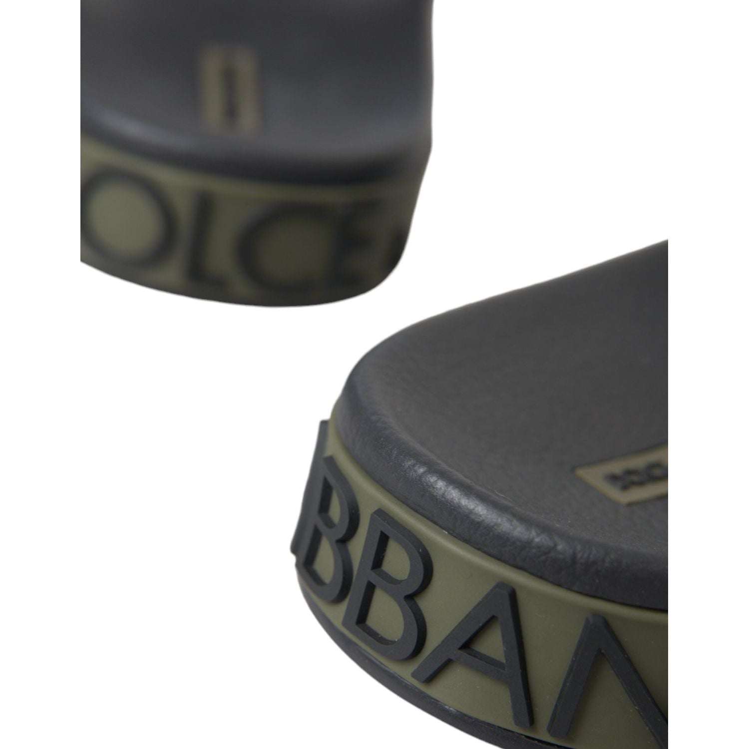 Dolce & Gabbana Multicolor Camouflage Leather Beachwear Men Shoes