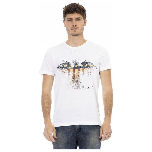Trussardi Action White Cotton Men's T-Shirt