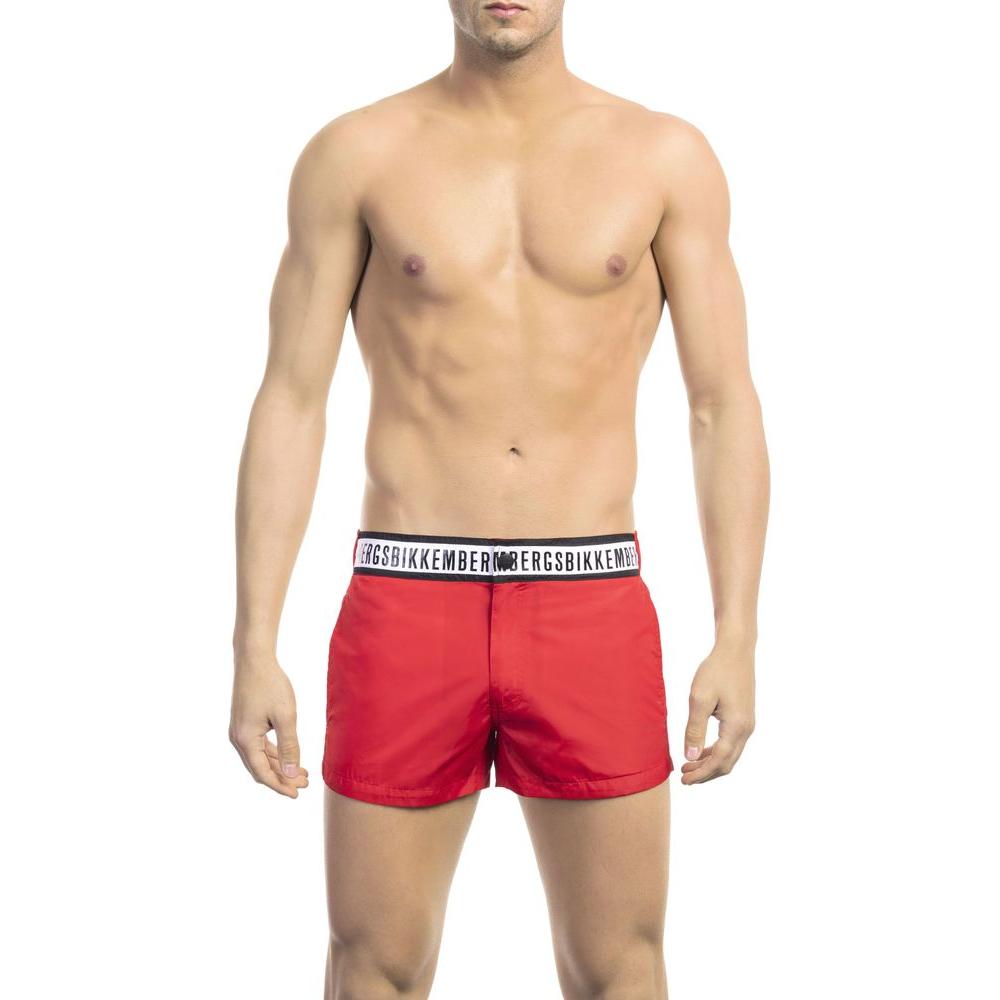 Bikkembergs Red Polyamide Swimwear