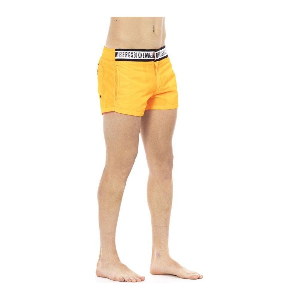 Bikkembergs Orange Polyamide Swimwear
