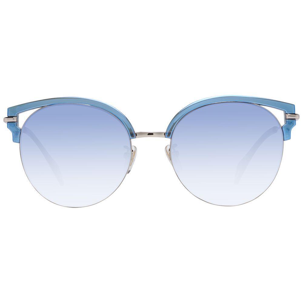 Police Blue Metal & Plastic Sunglasses