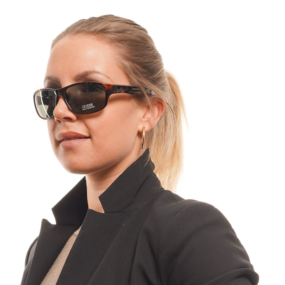Guess Brown Plastic Sunglasses