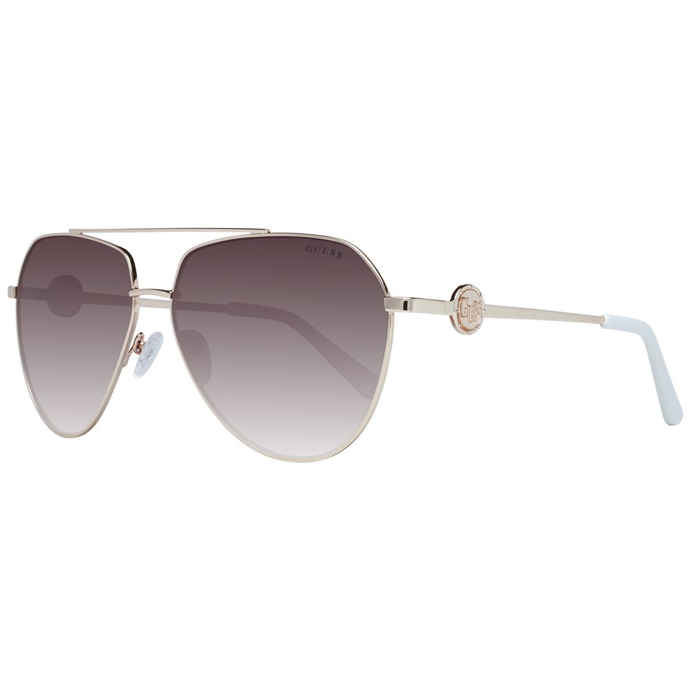 Guess Gold Metal Sunglasses