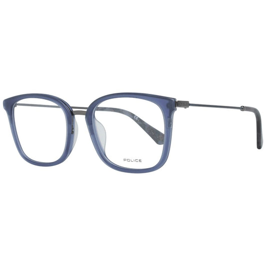 Police Blue Men Glasses Frame