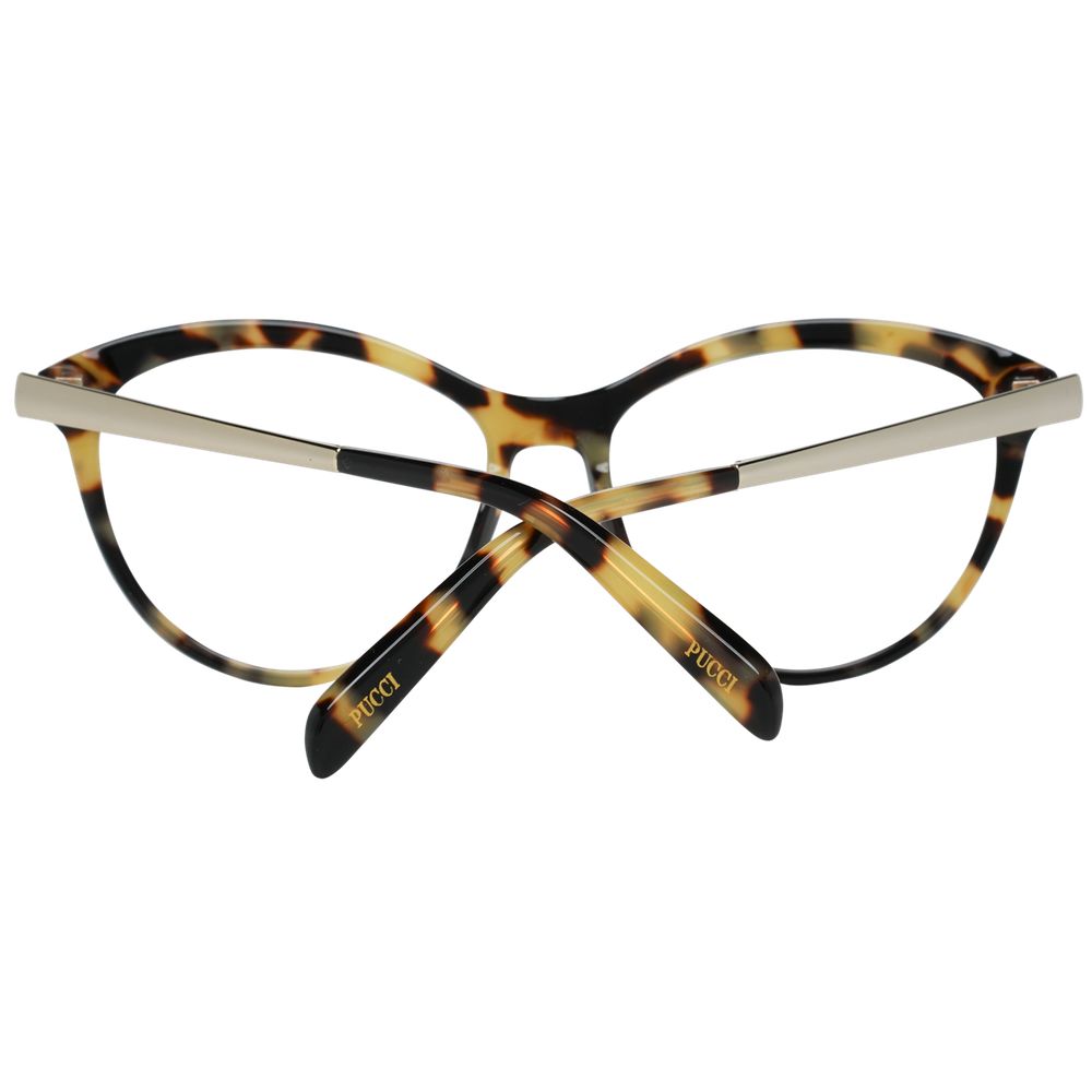 Emilio Pucci Brown Metal & Plastic Glasses (Frames)