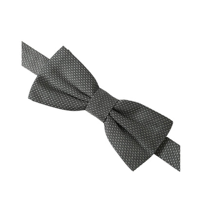 Dolce & Gabbana Gray Silk Patterned Adjustable Neck Men Papillon Bow Tie