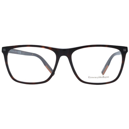 Ermenegildo Zegna Brown Plastic Glasses (Frames)