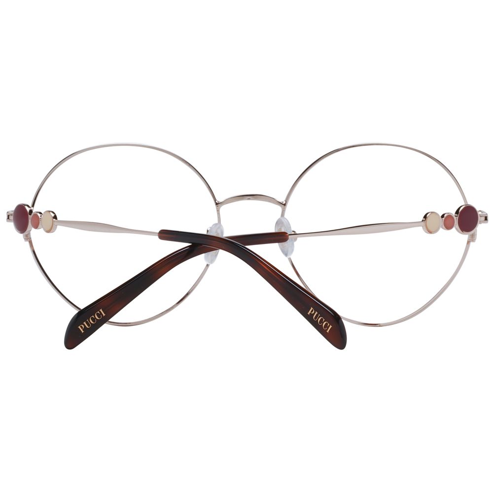 Emilio Pucci Red Metal Glasses (Frames)