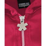 Comme Des Fuckdown Fuchsia Polyester Sweater CO-13537-XS