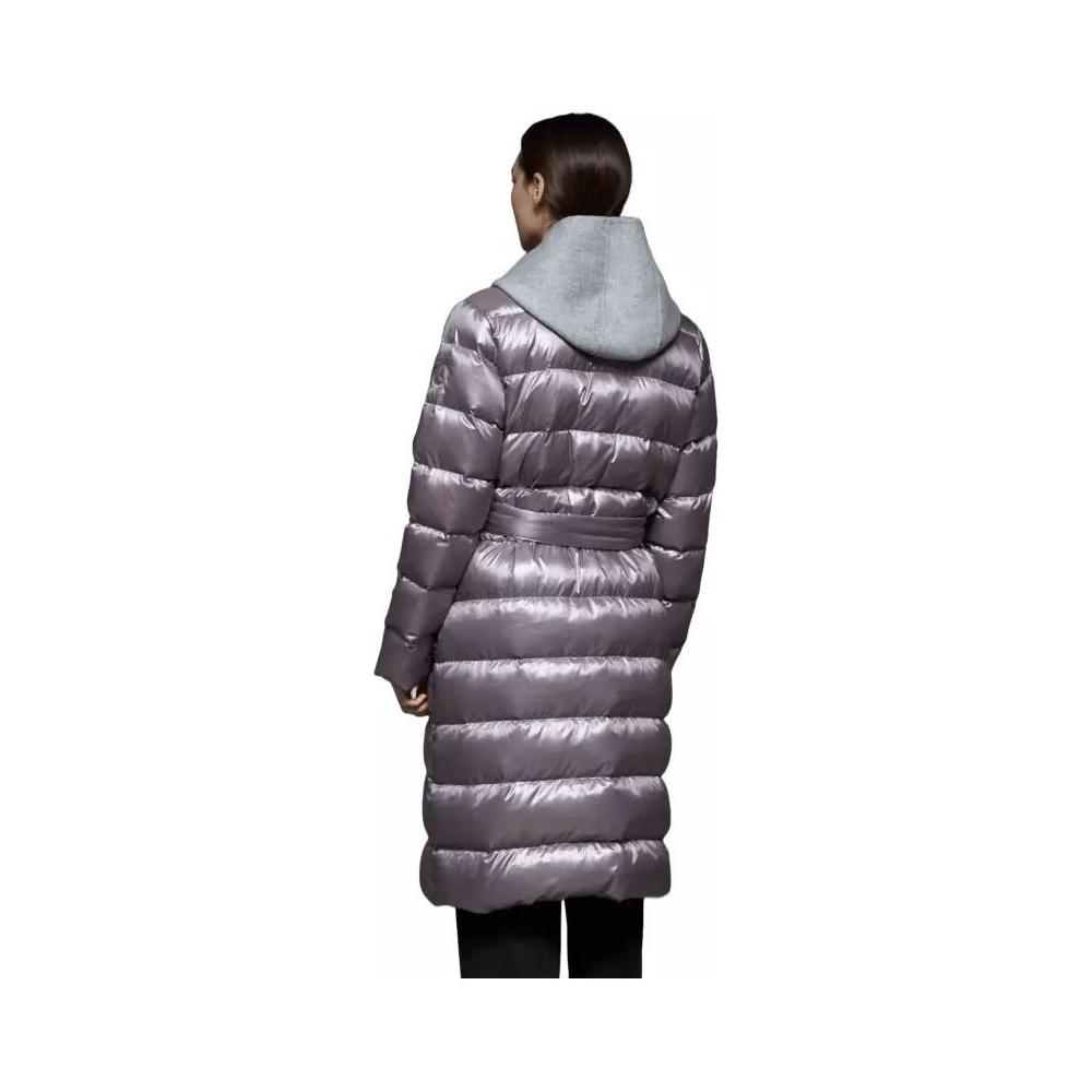 People Of Shibuya Grey Polyester Women's Quilted Jacket