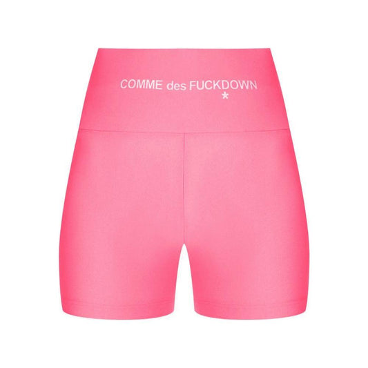 Comme Des Fuckdown Pink Polyester Short CO-13588-S
