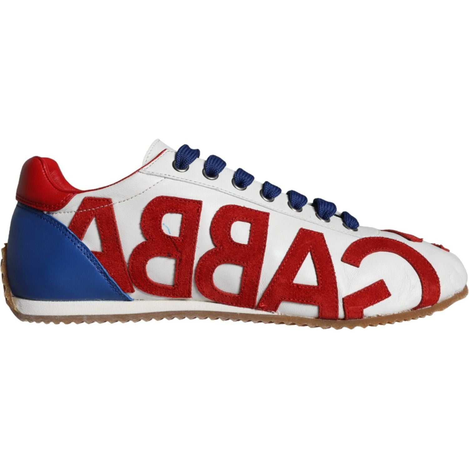Dolce & Gabbana Multicolor Leather Logo Casual Sneakers Shoes