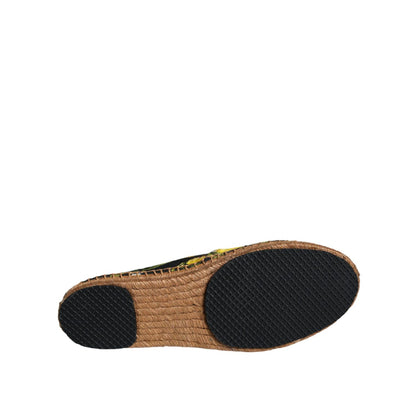 Dolce & Gabbana Multicolor Lemon Slip On Espadrilles Shoes