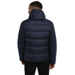 Yes Zee Blue Wool Men Jacket