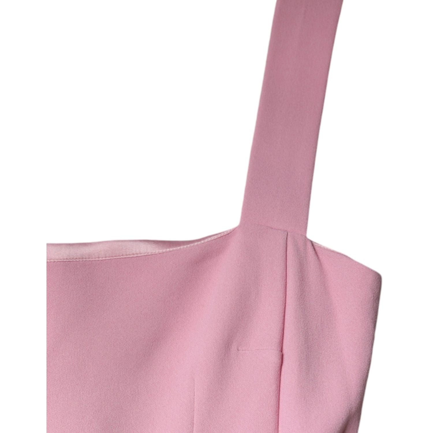 Dolce & Gabbana Pink A-line Flare Viscose Sleeveless Dress