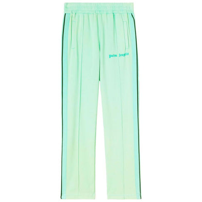 Palm Angels Green Nylon Men Pant