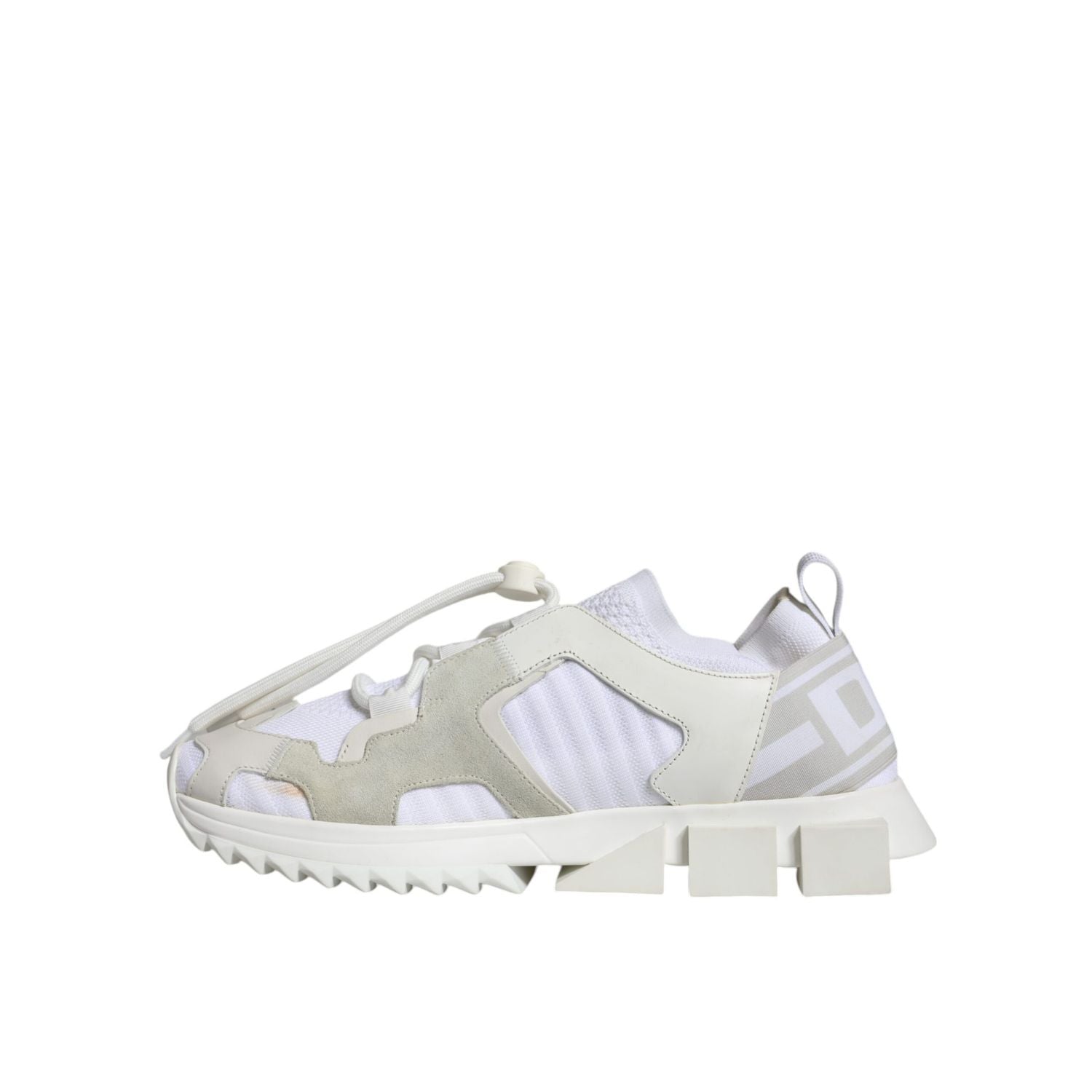 Dolce & Gabbana White Mesh Sorrento Trekking Sneakers Shoes