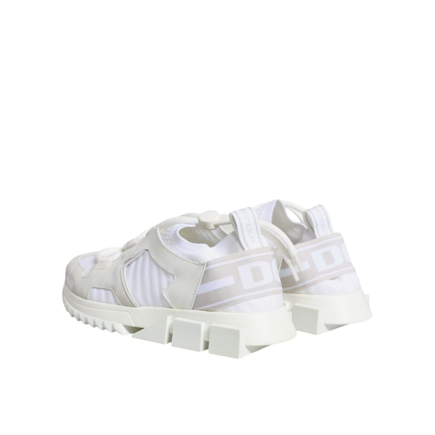 Dolce & Gabbana White Mesh Sorrento Trekking Sneakers Shoes