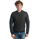 Roberto Pepe Luxury Gray Lambskin Men's Jacket