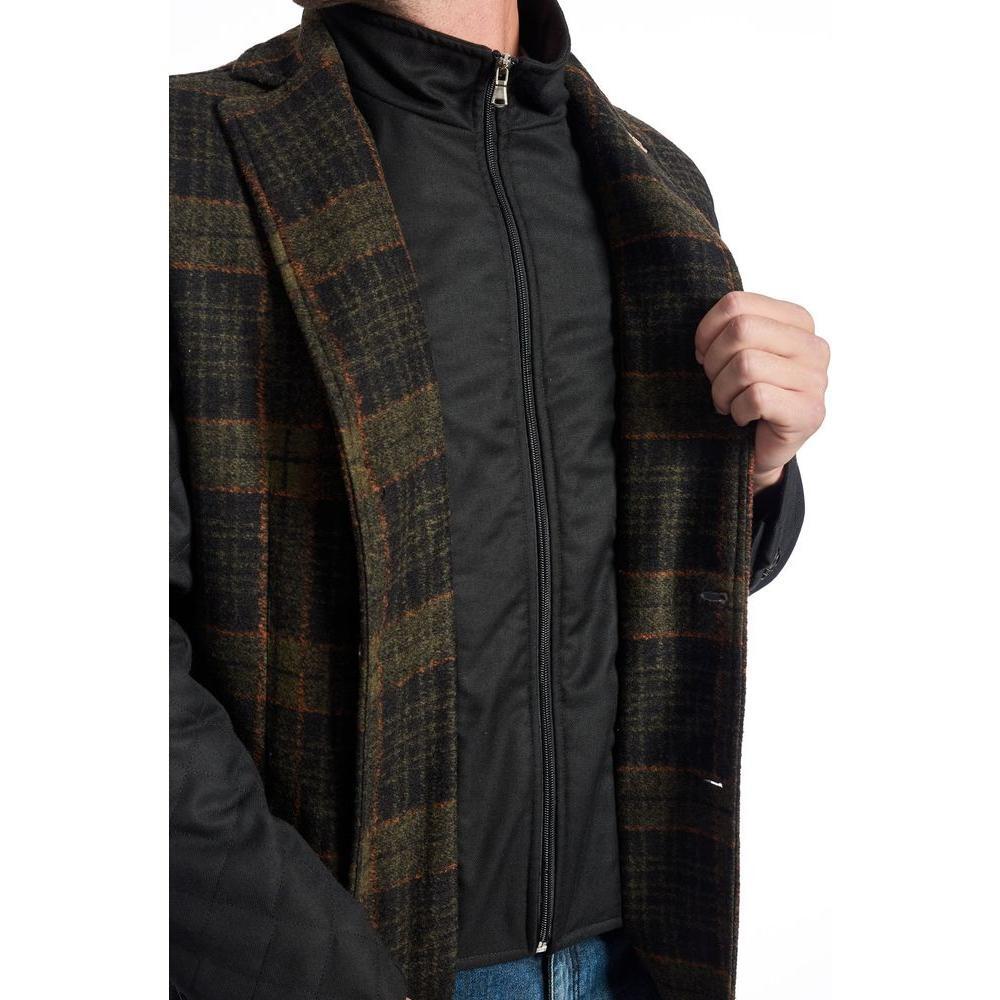 Roberto Pepe Luxury Brown Wool Men's Jacket