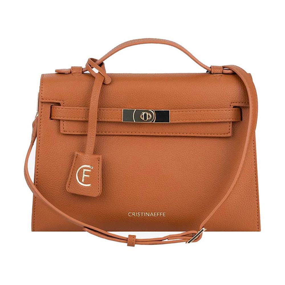 CRISTINAEFFE Brown Artificial Leather Women Crossbody Bag