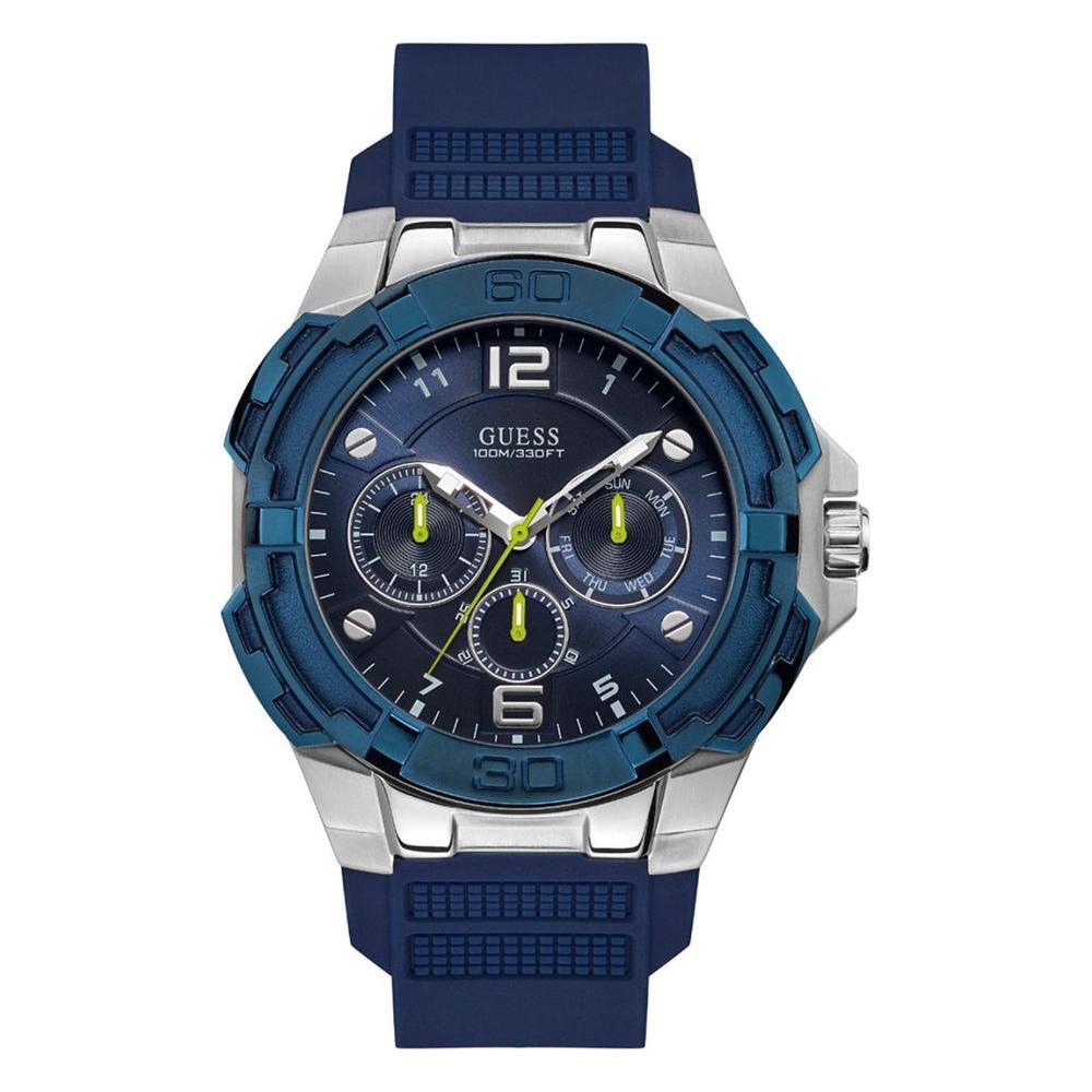 Guess Blue Rubber Watch GUW1254G1AC