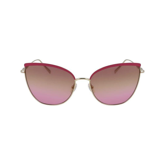 Longchamp Gold Metal Sunglasses LOLO130S716AC