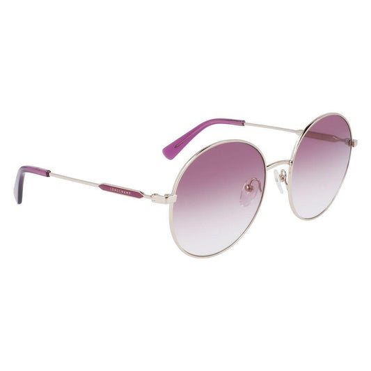 Longchamp Gold Metal Sunglasses LOLO143S773AC
