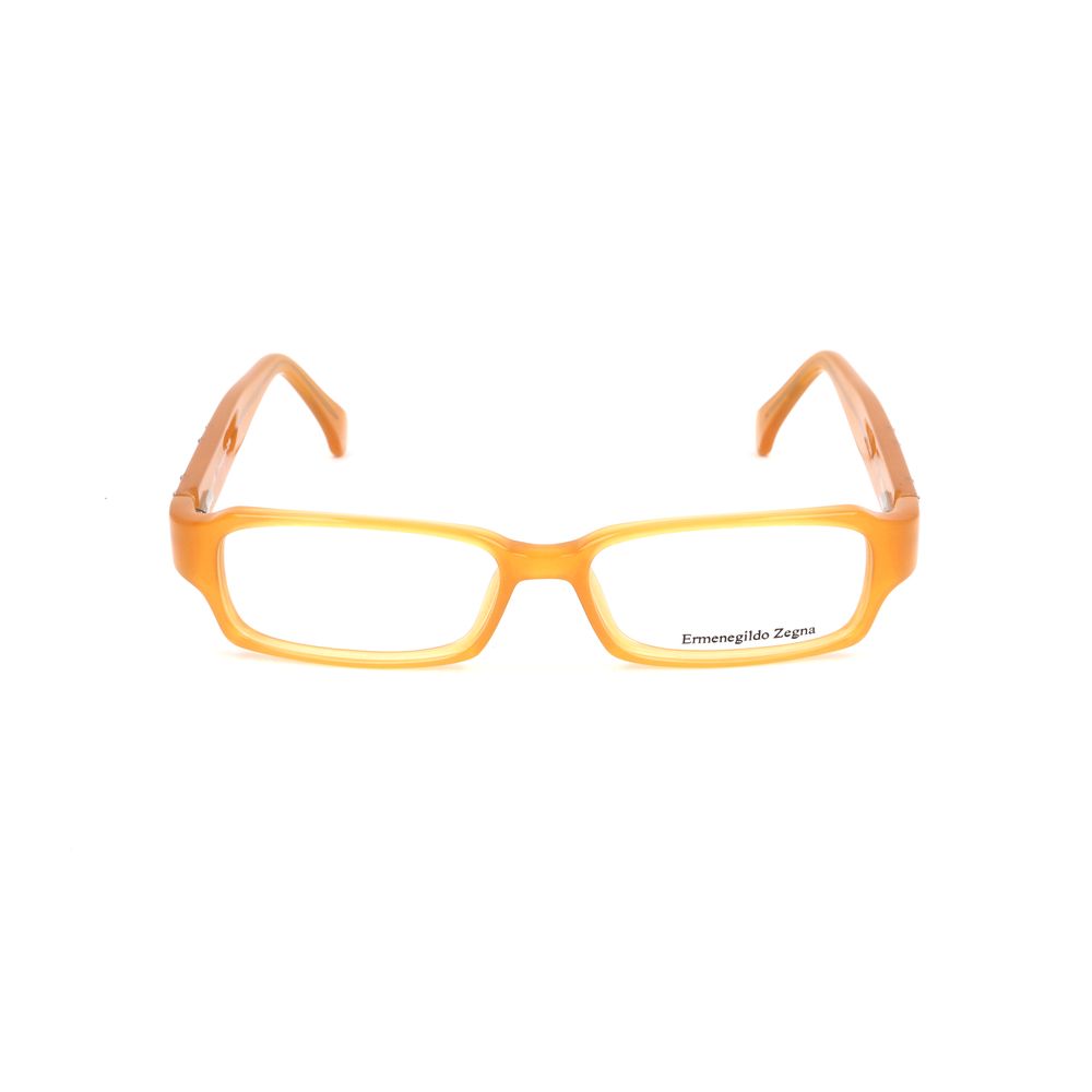 Ermenegildo Zegna Yellow Plastic Frames - Unisex glasses with dimensions 51/15/135 mm, stylish yellow design.