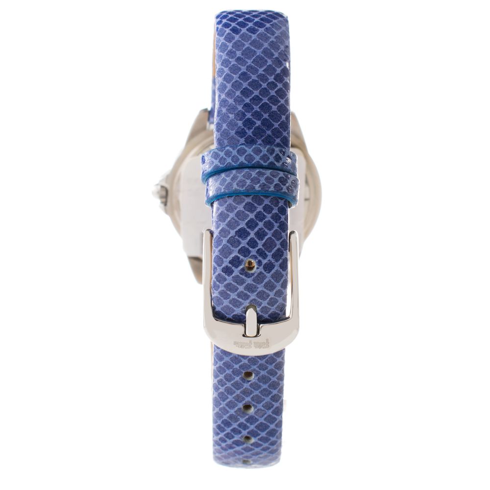 Folli Follie Blue Leather Dress Watch