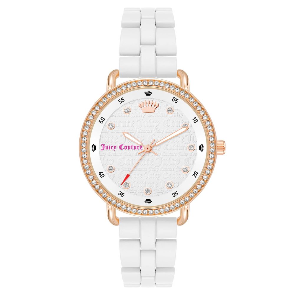 Juicy Couture White Metal Dress Watch