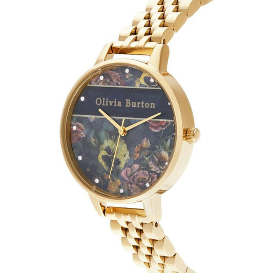 Olivia Burton Gold Stainless Steel Watch OBOB16VS01AC