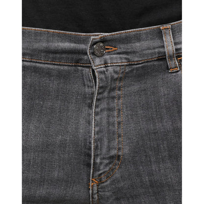 Dolce & Gabbana Dark Gray Cotton Stretch Skinny Denim Jeans