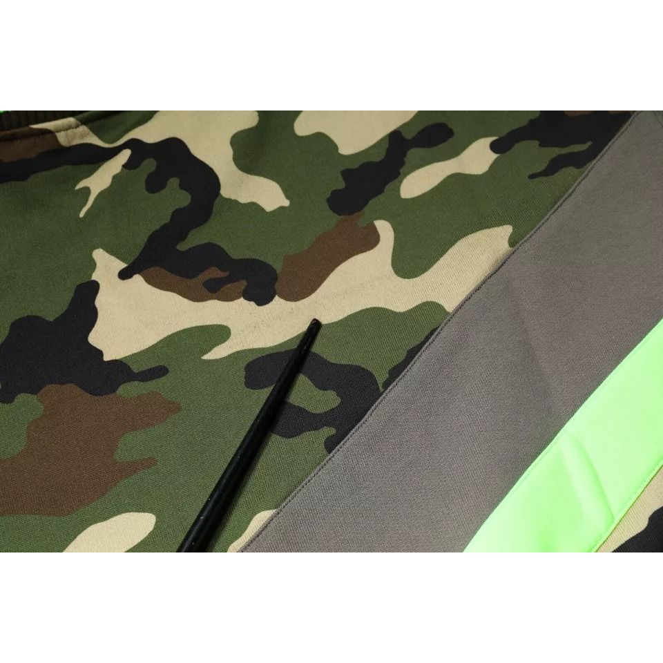 Dolce & Gabbana Multicolor Camouflage Sweatshirt Sweater