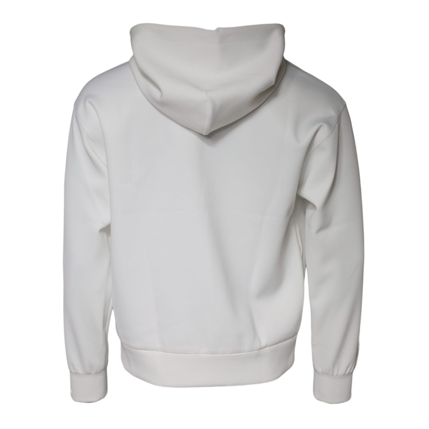 Dolce & Gabbana White DG Logo Hooded Men Sweatshirt Sweater